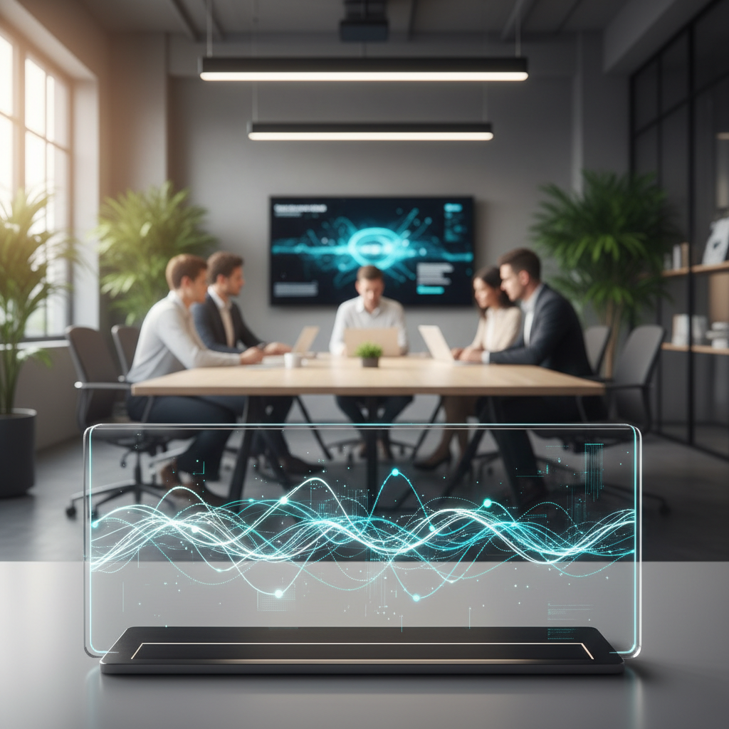 Visão futurista de um dashboard digital com gráficos e conexões neurais representando um agente de IA coordenando pedidos e marketing, sem texto.